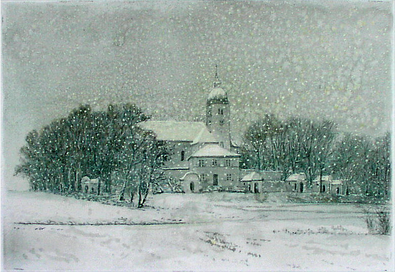 Wallfahrtskirche Allersdorf im Winter