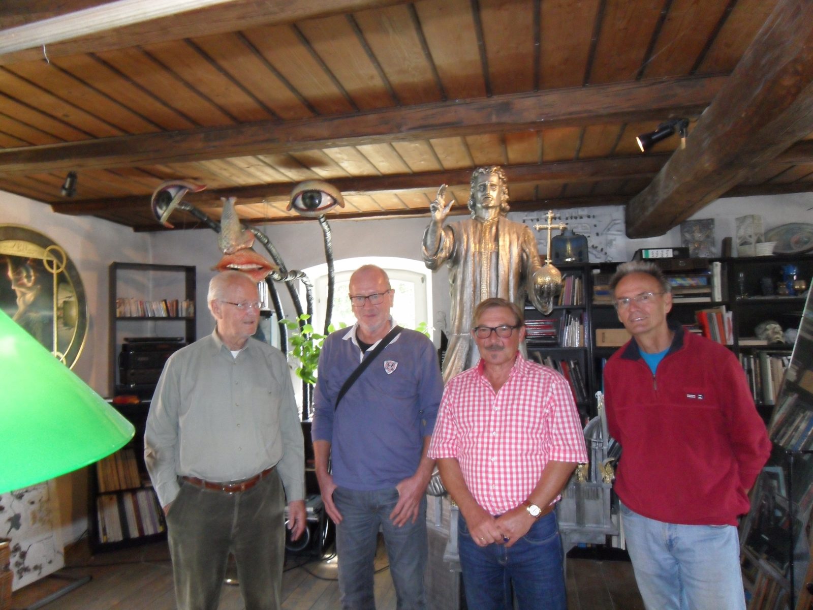 Neue Meister zu Besuch bei Angerer der Ältere in Biburg