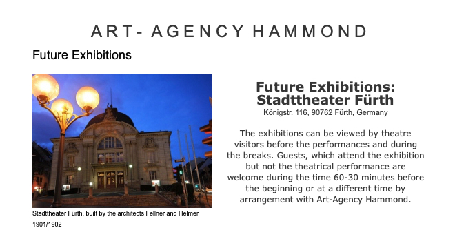 Art Agency Hammond Ankuendigung englisch