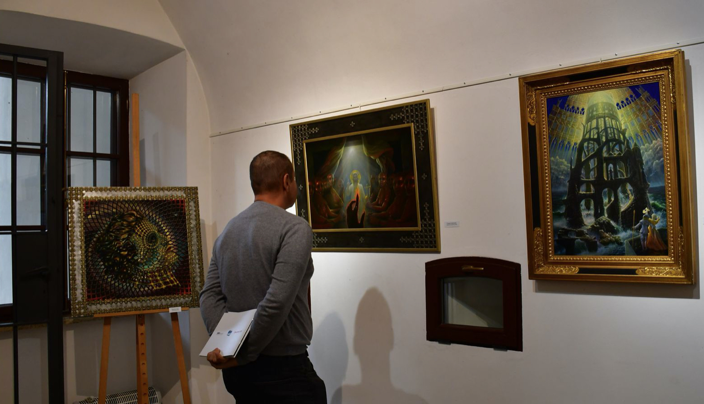 Vernissage Galeria Brama Bielanska, Warschau mit Werken von Angerer der Ältere am 6.10.2023