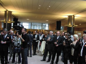 Dalis Erben im europäischen Parlament in Brüssel