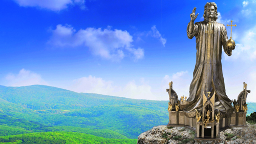 weltgrößte christus statue als symbol der christenheit